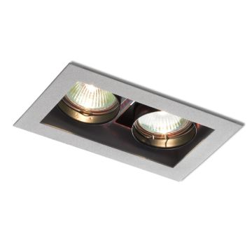 Kép MONE II dönthető ezüstszürke  12V GU5,3 2x50W
