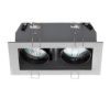 Kép MONE II dönthető ezüstszürke  12V GU5,3 2x50W