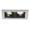 MONE II dönthető ezüstszürke  12V GU5,3 2x50W