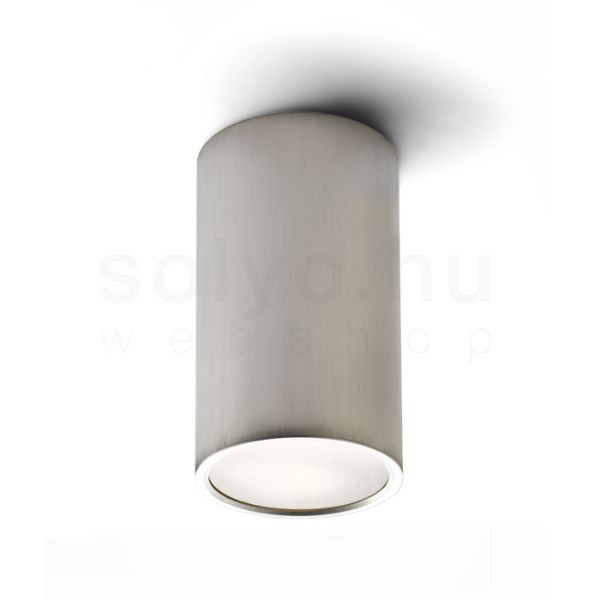 Kép MEA mennyezeti henger alakú lámpa  szálcsiszolt alumínium 230V LED E27 15W