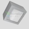 DEZA négyzetes  alumínium/szatén üveg 230V LED G9 5W IP54