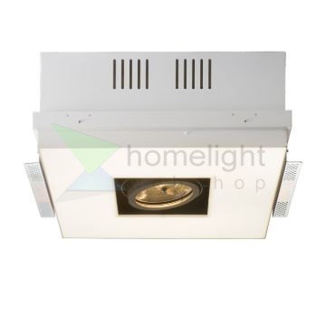 OFFICE TWIN süllyesztett lámpa fehér 230V/12V 2GX13+G53 55+50W