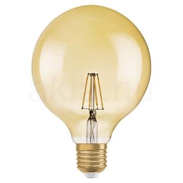 Kép OSRAM Vintage Globe 125 DIMM borostyán 230V E27 LED EQ55 2400K