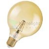 OSRAM Vintage Globe 125 DIMM borostyán 230V E27 LED EQ55 2400K