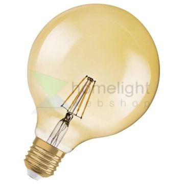 OSRAM Vintage Globe 125 DIMM borostyán 230V E27 LED EQ55 2400K