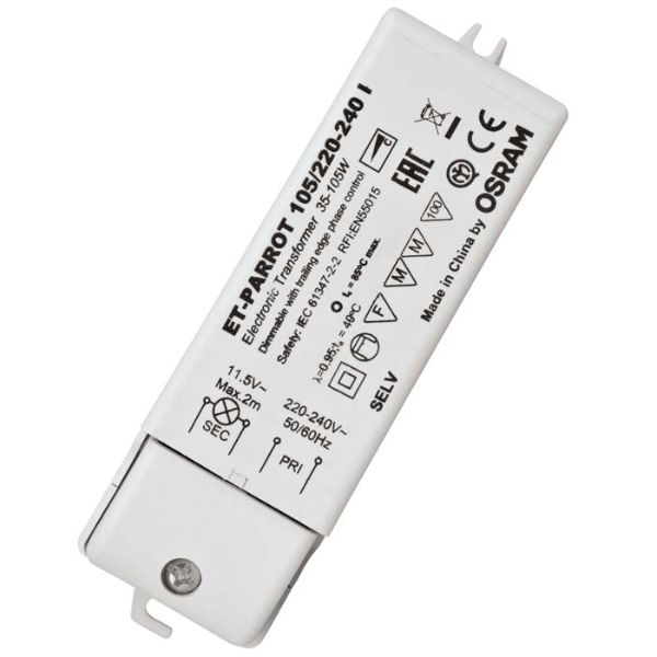 Kép TRAFO 35-105W 12V AC DIMM   12V 105W