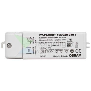 TRAFO 35-105W 12V AC DIMM   12V 105W