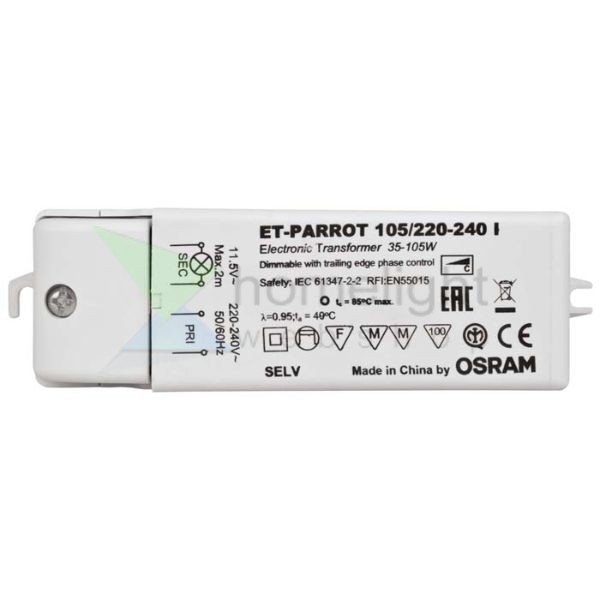 TRAFO 35-105W 12V AC DIMM   12V 105W