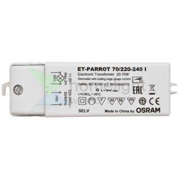 TRAFO 20-70W 12V AC DIMM   12V 70W