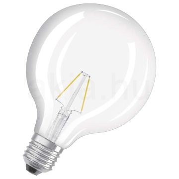 Kép OSRAM Retrofit Globe 125   világos 230V E27 LED EQ25  2700K