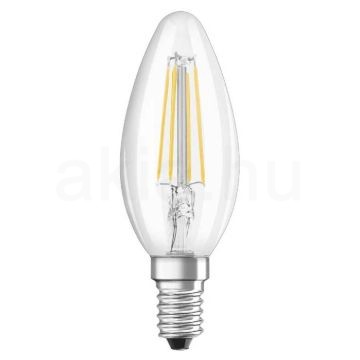Kép OSRAM Retrofit gyertya alakú világos 230V E14 LED EQ40 2700K