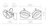 Kép KELLY LED II DIMM fali lámpa fehér 230V LED 2x12W 24° 3000K