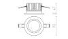 Kép TOLEDO R  fehér  230V LED 7W 60° IP44  3000K
