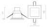 Kép LEROY SQ  fehér  12V GU5,3 35W IP44