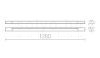 Kép AMENITY 120 fali lámpa króm 230V LED 14W IP44 3000K