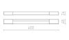 Kép AMENITY 60 fali lámpa króm 230V LED 8W IP44 3000K
