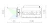 FOND fali lámpa fehér 230V LED 12W 3000K