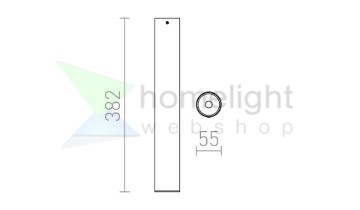 RIGA 38 mennyezeti lámpa fehér 230V LED 6W 38° 3000K