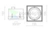 ELECTRA I  fekete  12V LED G53 15W