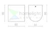 ZACK I antracitszürke 230V LED 3W 58° IP54 3000K