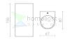 ZACK II antracitszürke 230V LED 2x3W 58° IP54 3000K