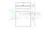 SPECTACLE felületre szerelhető ezüstszürke 230V LED 5W IP54 3000K