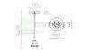 ELISA függesztő készlet FEKA+LK+FEKKF   230V LED E27 15W
