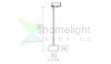 PIXIE libanyak háromfázisú áramkörös sínre fehér  230V LED GX53 7W