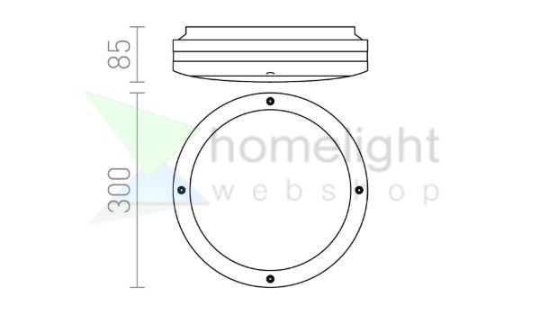 SONYA 30  fekete  230V LED E27 2x11W IP54
