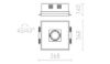 Kép OFFICE TWIN süllyesztett lámpa fehér 230V/12V 2GX13+G53 55+50W
