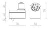 Kép SENSOR E27    230V E27 60W 360°