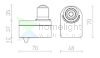 SENSOR E27    230V E27 60W 360°
