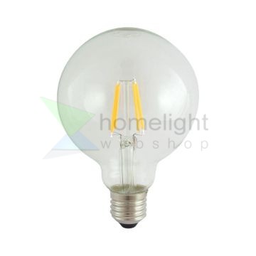 LED filament dekor izzó - G95 - 6 watt E27 720LM