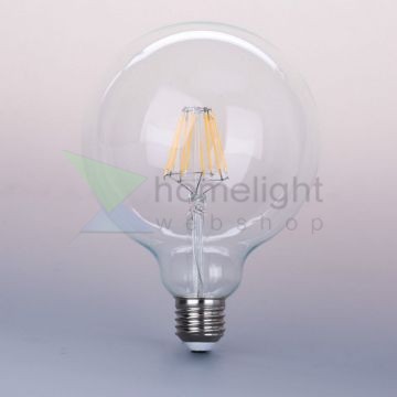 LED filament dekor izzó - G95 - 8 watt E27 960LM