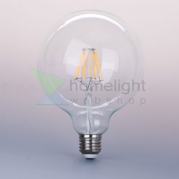 LED filament dekor izzó - G95 - 8 watt E27 960LM