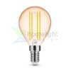 Modee Lighting LED Filament Amber Globe Mini G45 4W E14 320° 1800K (360 lumen)