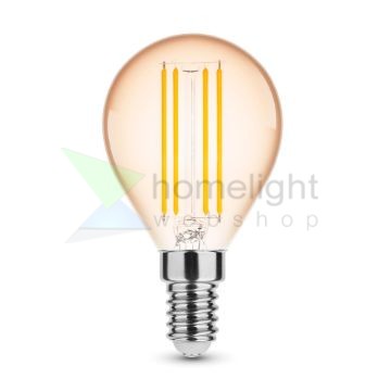 Modee Lighting LED Filament Amber Globe Mini G45 4W E14 320° 1800K (360 lumen)