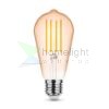 Modee Lighting LED Filament Amber ST58 4W E27 320° 1800K (360 lumen)