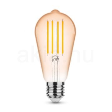 Modee Lighting LED Filament Amber ST58 4W E27 320° 1800K (360 lumen)
