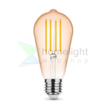 Modee Lighting LED Filament Amber ST58 4W E27 320° 1800K (360 lumen)