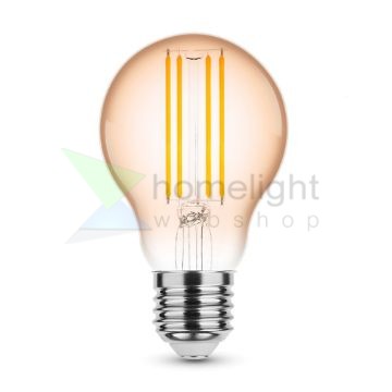 Modee Lighting LED Filament Amber Globe A60 4W E27 320° 1800K (360 lumen)