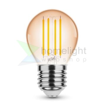Modee Lighting LED Filament Amber Globe Mini G45 4W E27 320° 1800K (360 lumen)