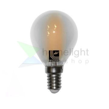 LED Filament Opál Mini G45 6W E14 Szabályozható Meleg fehér