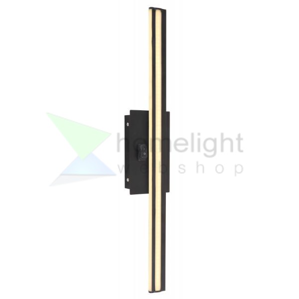 VIGGO 41499B fekete falikar fürdőszobai IP44