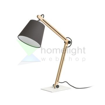 NIZZA 18/15 lámpabúra  Polycotton fekete/fehér PVC  max. 28W