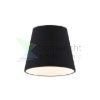 NIZZA 18/15 lámpabúra  Polycotton fekete/fehér PVC  max. 28W