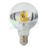 LED filament dekor izzó - tükrös ezüst - G95 - 8W - 4200K