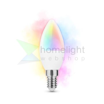 Modee LED Smart (Tuya Wi-Fi) Candle (Gyertya) C38 4,9W E14 180° RGB (470 lumen)