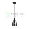 BELLINI M LED függö lámpa fekete füstös üveg 230V LED 5W 30°  3000K
