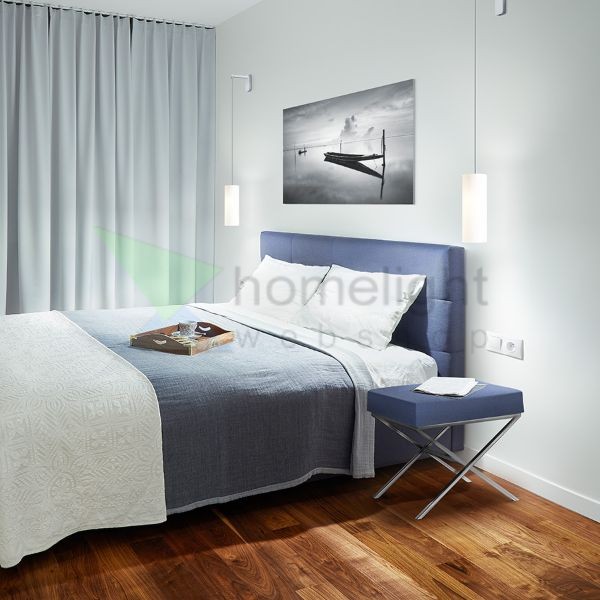 HUDSON fali lámpa fehér króm 230V E27 28W